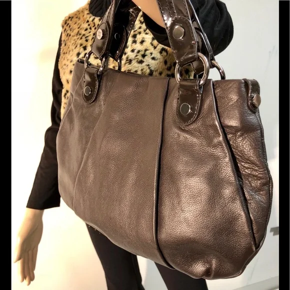 Vera Wang Bags Vera Wang Brown Leather Bag 5x1 Poshmark